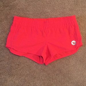 Hot pink Hurley shorts